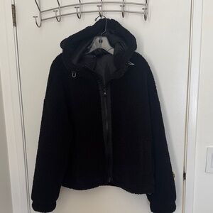 GAP Black GapFit Fuzzy Jacket
